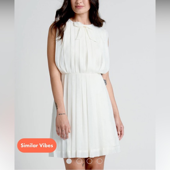 ModCloth The Pleat-est Things Mini Dress | Size Small - Picture 2 of 7